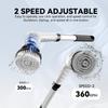 Cepillo Giratorio Eléctrico Inalámbrico Cepillo de Limpieza para el Hogar Material Plástico Cepillo Fregador para Cocina
