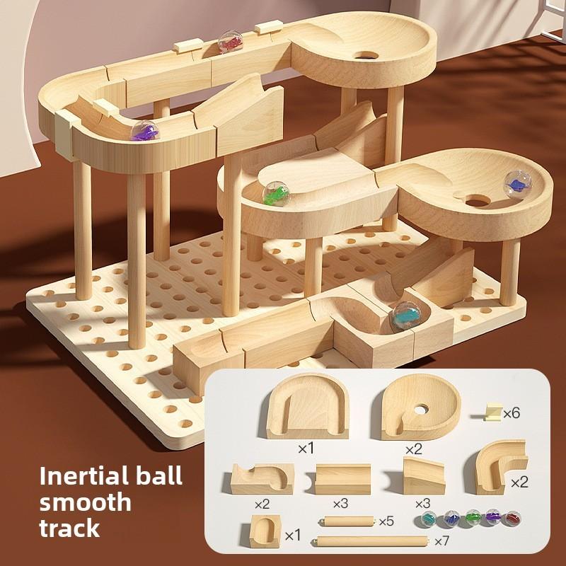 

Wooden Block Building Puzzles Toys Developments Educational Childrens Gifts Puzzle
