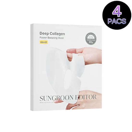 

Sungboon Editor Deep Collagen Power Boosting Mask 37g x 4 Sheets