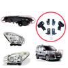 EHL500+EHL501 Headlight Holder Mount Repair Bracket Tab Set Left Right Side for Fiat Doblo MK2 263 2010-2014 Pre-Facelift 51810671 51810672
