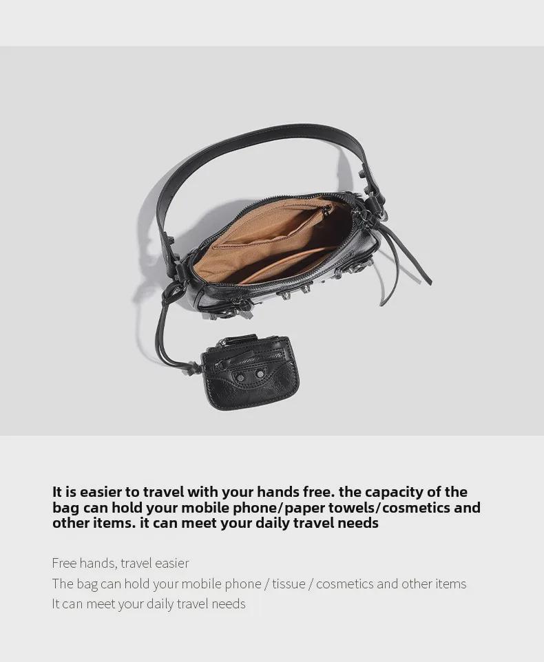 Geantă de umăr la modă în stil japonez: Versatilă, Sportivă, Chic Sub braț și Crossbody pentru Studente