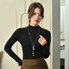 Japan And Korea Leaf Pearl Sweater Chain Accessories Autumn And Winter Versatile Feather Long Necklace Women'S Accessories