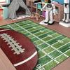 Soccer and Football Rugs for Boys Bedroom, Kids Sports Room Decor, Non-Slip Soccer Carpet for Kids Room