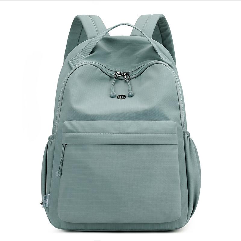 Japanese Simple Casual Backpack Women's New Large-capacity Travel Backpack Anti-splashing Nylon Student Schoolbag