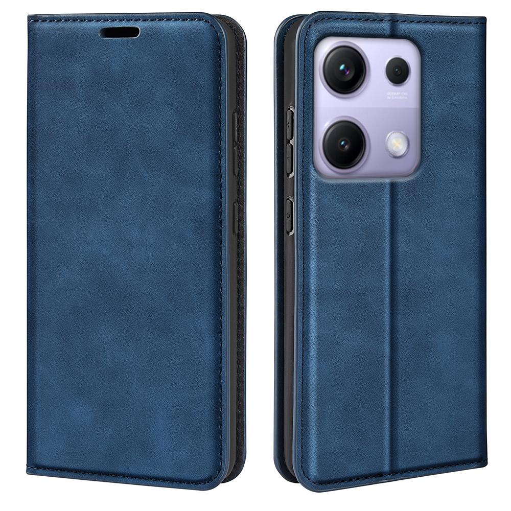 For Xiaomi Redmi Note 14S 4G Case Skin Touch Leather Wallet Phone Cover