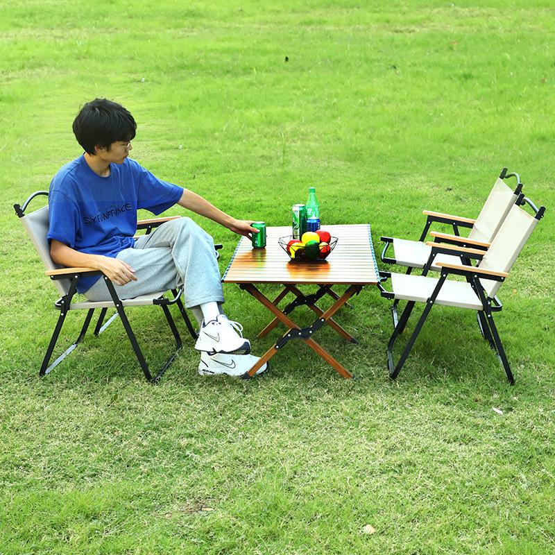 Portable Aluminum Folding Table for Outdoor Camping and Picnics