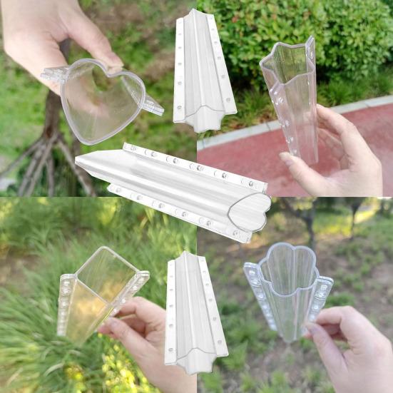 Cucumber Shaping Mold Reusable Transparent Plastic Garden Vegetable Growing Molds Easy-to-use Vegetable Cultivation Mold for Cucumber Tomato Carrot