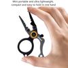 Fishing Activities Aluminum Alloy Fishing Split Ring Pliers Fishing Multitool Shear Protable Lightweight Rust-Proof Hook Remover