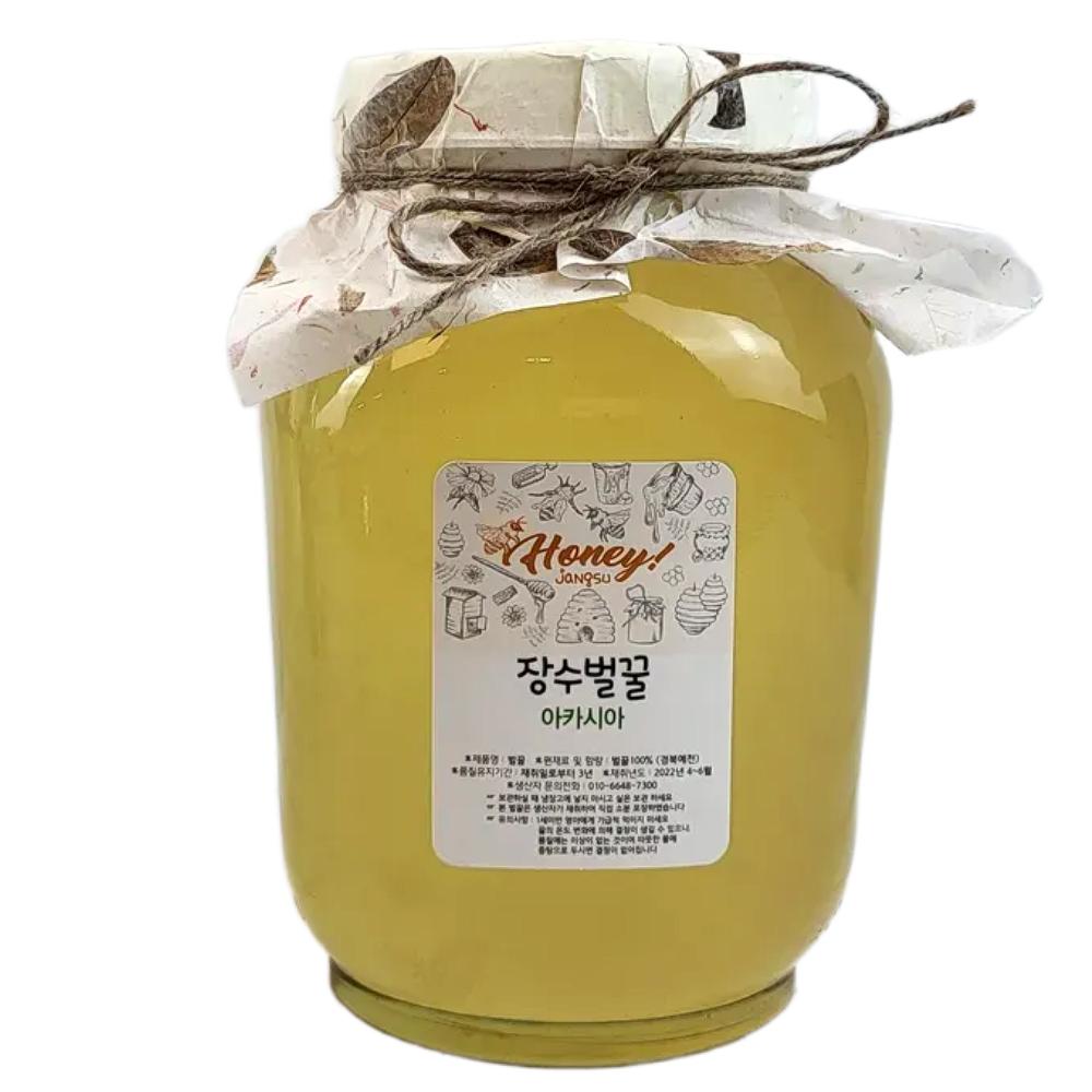 100% Domestic Acacia Honey, 100% Honey, Domestic Honey 2.4kg, Jangsu Honey 1 pcs
