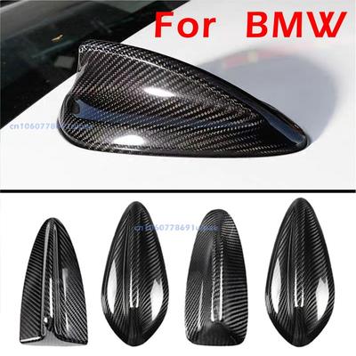 Padrão de Carbono Real Para BMW M2 M3 M4 Série 1 2 3 4 5 7 X1 X3 F22 F30 F34 F80 F87 F32 F36 F82 G11 G20 G12 G30 Capa de Antena Barbatana de Tubarão