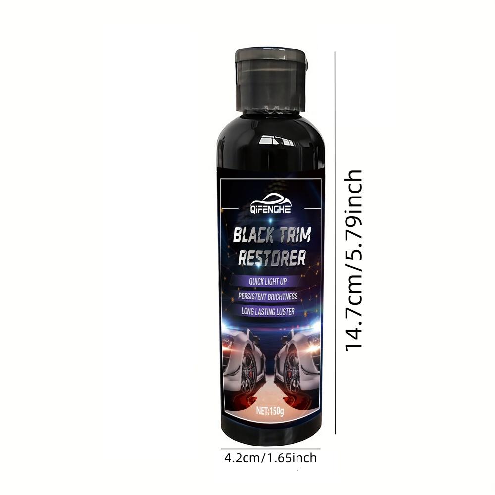 Car Plastic,black Interior Dashboard Wax, Tire Gloss Enhancer and Artificial Leather Seat Care Cream, Gloss Recovery, Anti-aging