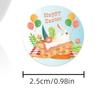500pcs Easter Bunny & Egg Design Stickers Self-Adhesive Paper Decor for Gifts, Bags, and Party Decorations, Festive Holiday Stickers