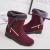 Winter Women Boots Warm Plush Ankle Snow Boots Women Shoes Fashion Zipper Women's Winter Boots Plus Size