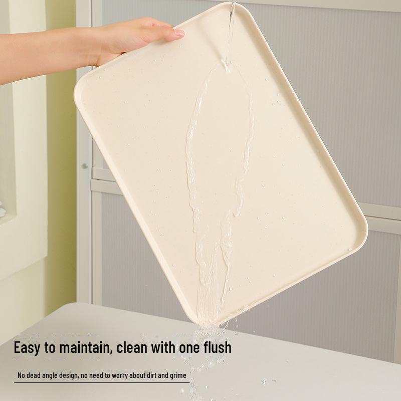 Children's Rectangular Plastic Puzzle Plate for Catering and Fast Food