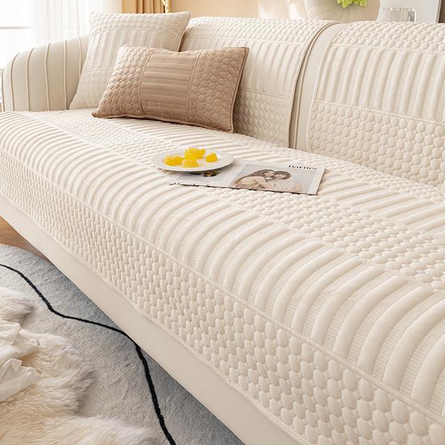 Thicken Plush Sofa Towel Universal Sofa Cushion Non -Slip Couch Covers Sofas Towel For Living Room Decor Furniture Protection