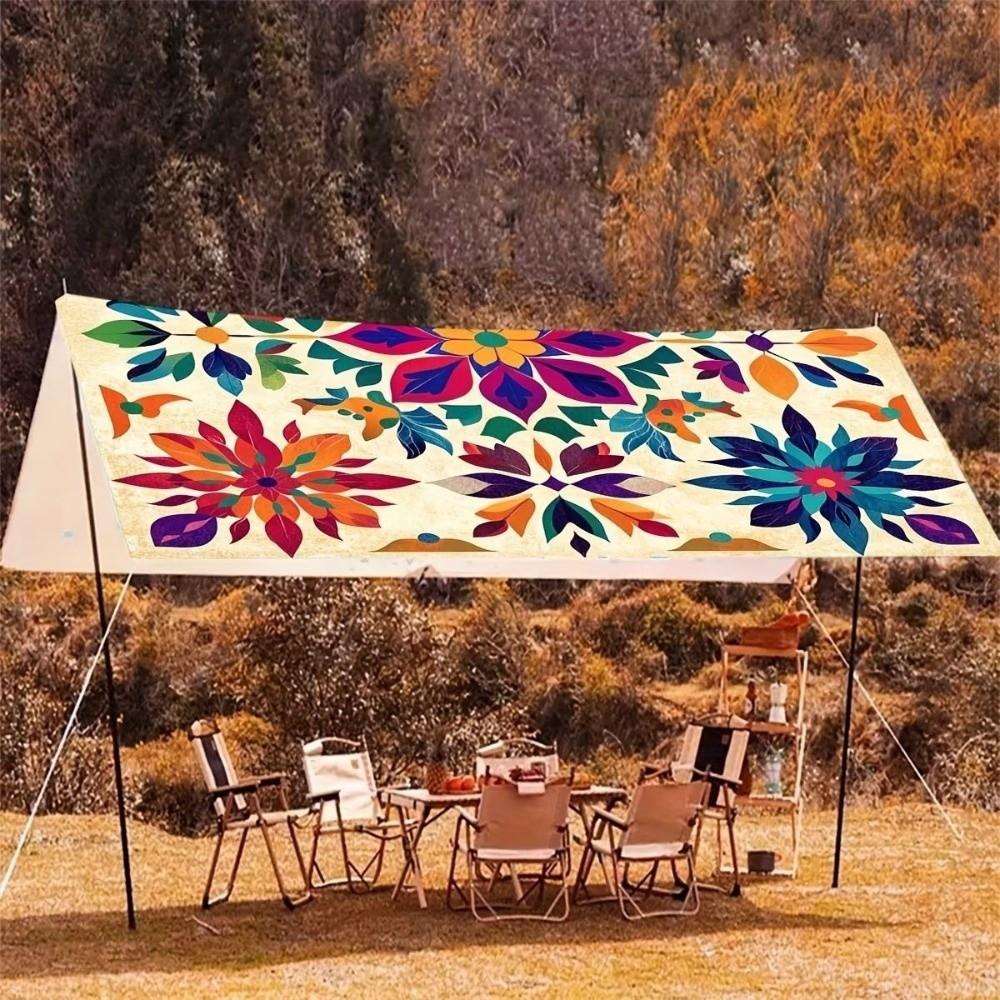 UV Resistant Canopy Cloth Cover Dacron Sunshade Tent Durable Outdoor Canopy Cover Garden Courtyard