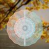 10 Inch Snowflake Metal Wind Spinner 360 Degree Rotating Outdoor Garden Decor Hanging Ornament for Yard Patio All Season Gift
