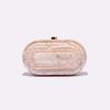 Summer Vintage Women Evening Bag Fashion Patchwork Acrylic Shoulder Chain Bag Elegant Party Clutch