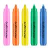 12 Pcs Paint Markers Drawing Pen Acrylic Marker 15mm Wide Acrylic Pen Graffiti Marker Craft Supplies for Kids Drawing