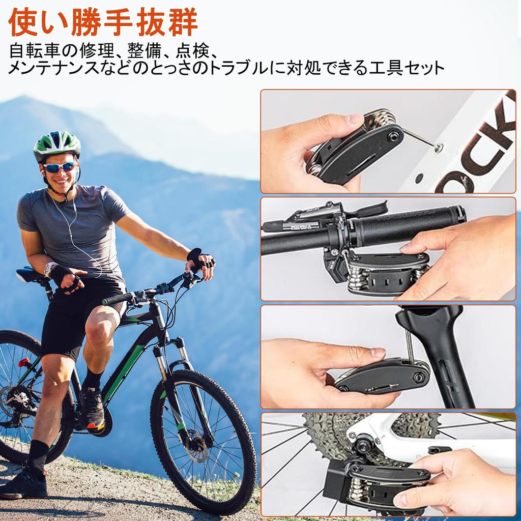 Kanoki Bicycle with Taillight Puncture Repair and Tire Easy To Compatible with Road and Mountain Bike Saddlebag/Frame Bag, Waterproof, 1.2L Capacity,