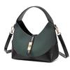 Ctrasting color niche design dumpling bag versatile commuter portable shoulder crossbody bag handbag