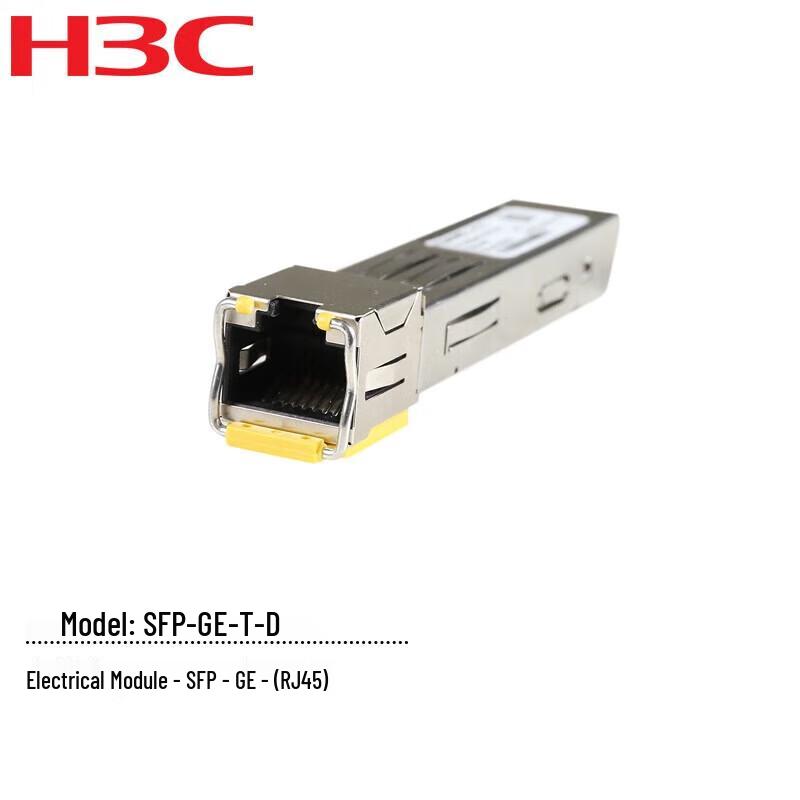 

H3C SFP-GE-T-D Gigabit Fiber-to-Electrical Module