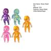 1/2/3/4/5Pcs Glitter Babies Stress Relief Toy Soft Stretchy Anxiety Relieving Clear Baby Squeeze Toy Hand Relaxation Stress Sugar Ball Fidget Toy