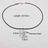 Stainless Chinese Character Love Pendant Necklace Lovers Couples Jewelry Gift