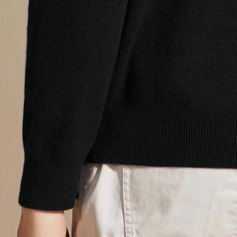 Antonio Men's 100% Cashmere Crew Neck Thermal Sweater