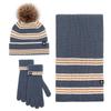 Amazon Winter New Knitted Hat Scarf Gloves Men's Three-piece Set Cold-proof Warm Scarf Women's Three-piece Set