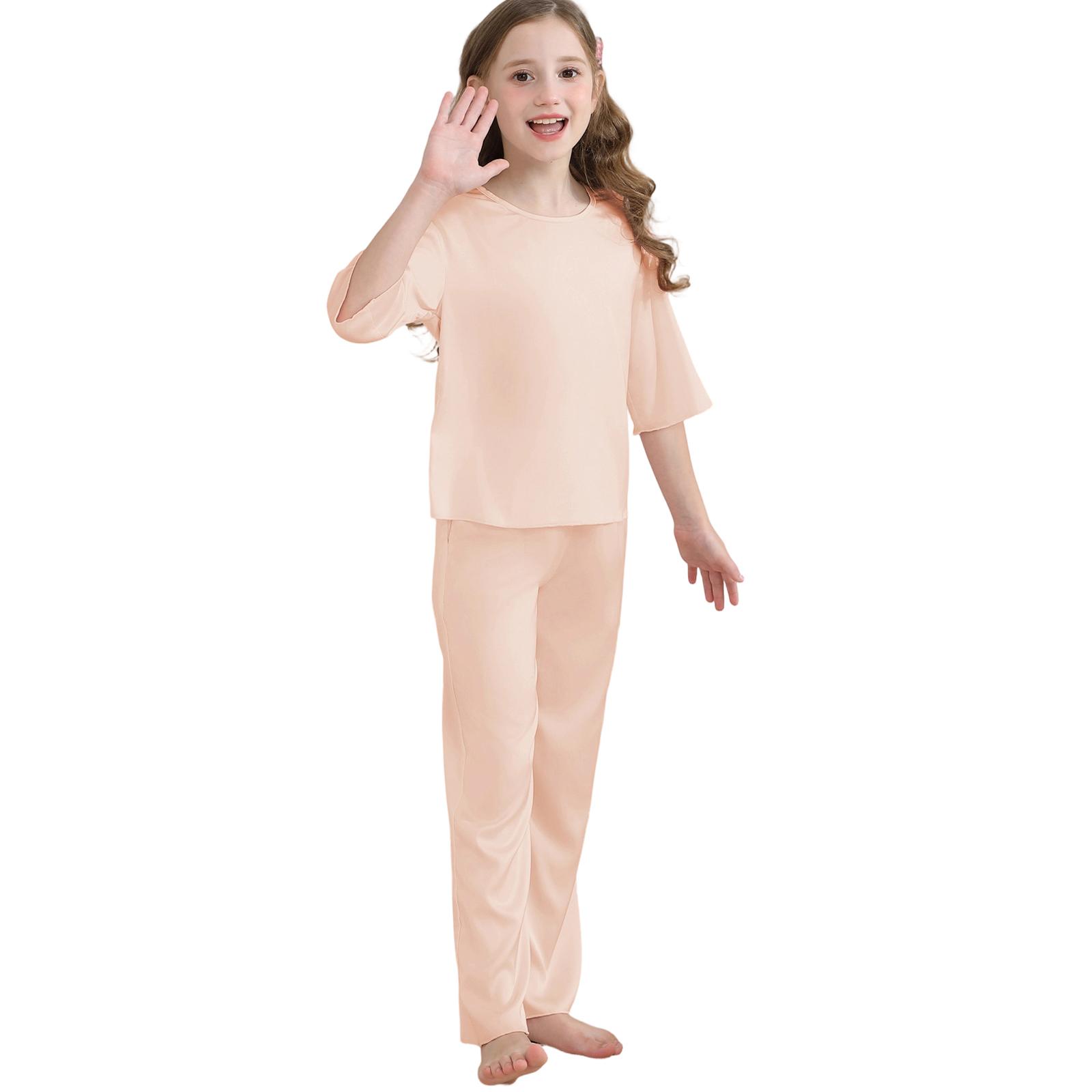 

Детская пижама, Домашняя одежда, Шорты с коротким рукавом, Комплект пижамы 130