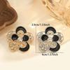 Elegant Enamel Rose Lapel Pin - High-End Brooch for Suits and Coats