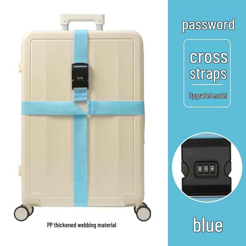 Luggage Strap with Combination Lock - Secure Tie-Down for Suitcases