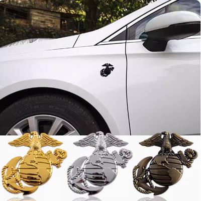 1Pcs 3D Animal Car Decoration Metal Eagle Logo Decal Car Badge Emblem Sticker for Universal Cars Moto Bike