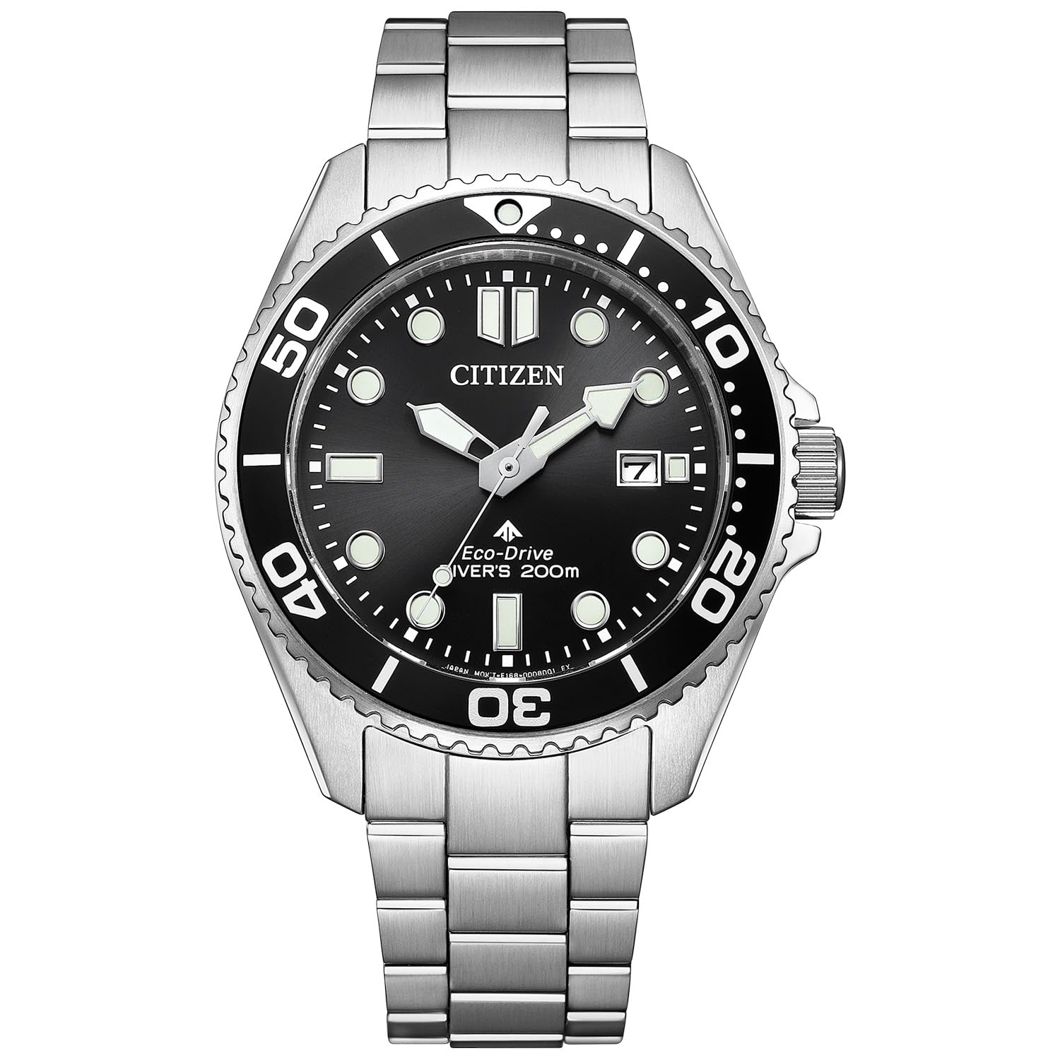 

Promaster Watch 200m Black Silver [Citizen] Light-Powered Eco-Drive Diver s BN0261-51E Men s чорний