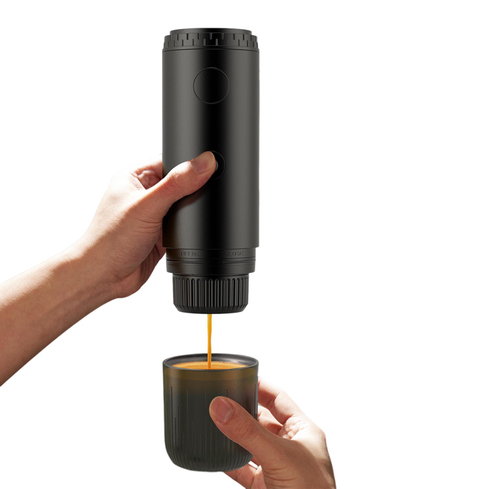 

Electric Coffee Machine Capsule and Powder 2 in 1 Coffee Maker with 20 Bar Pressure 7800mAh Battery Rechargeable