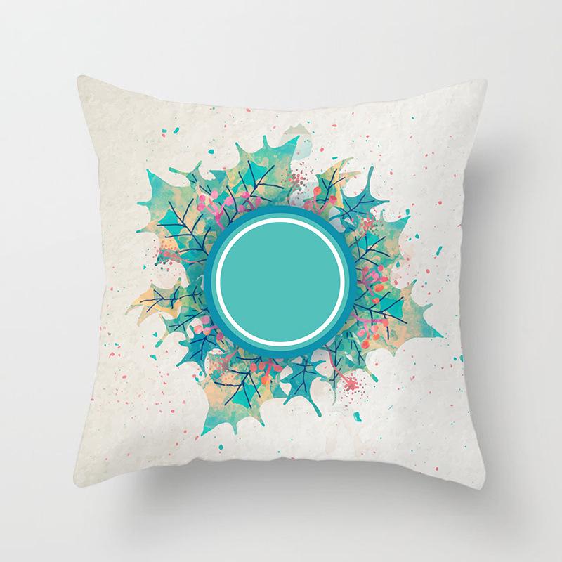 Car Cushion Cover Geometric Gold Print Sofa Square Pillow Cover Cushion Cover Home Furnishings