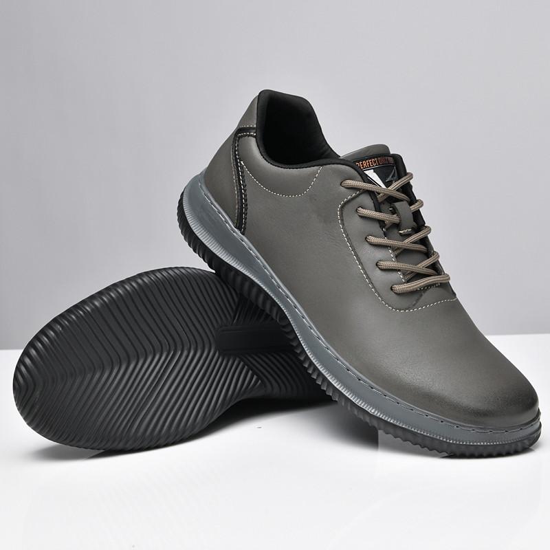 Europeiska Amerikanska Populära Herrars Fritidsskor Snörskor Oxford Sko Kontor Herrars Affärsskor Utomhussportskor Fri Leverans