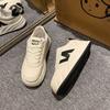 Korean Version of the Popular Little White Shoes Women's Summer 2025 New Thick-soled Lace-ups Ins Trendy Sports and Leisure Versatile Board Shoes