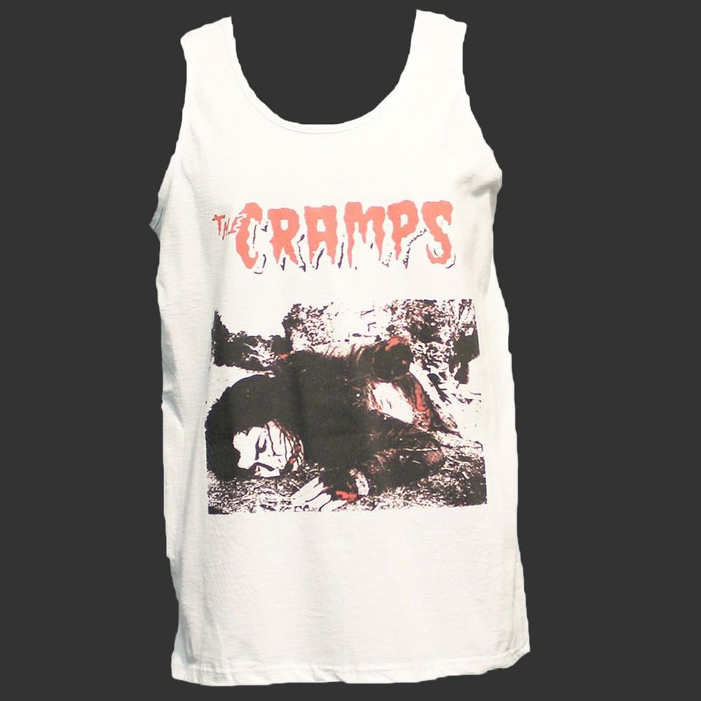 The Cramps Punk Rock Psychobilly TSHIRT vest top unisex white S2XL Unisex T-Shirt XXXXL