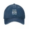 If At First You Dont Succeed Try Doing What Bob Told You To Do The First Time Funny Christmas Joke Baseball Cap