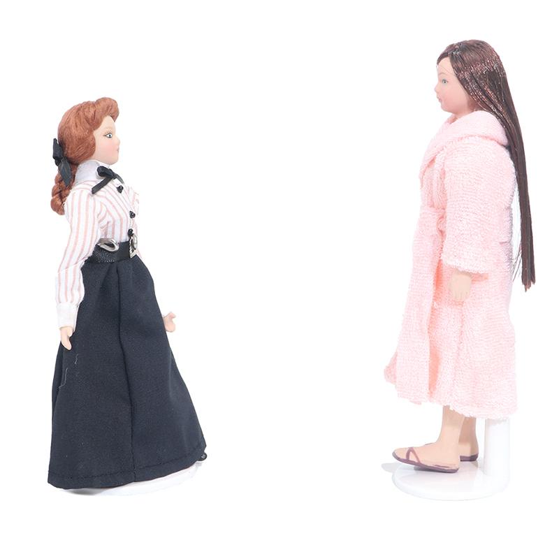 1:12 Miniature Mini Victorian Doll Model Teachers Pajamas Dollhouse Decoration