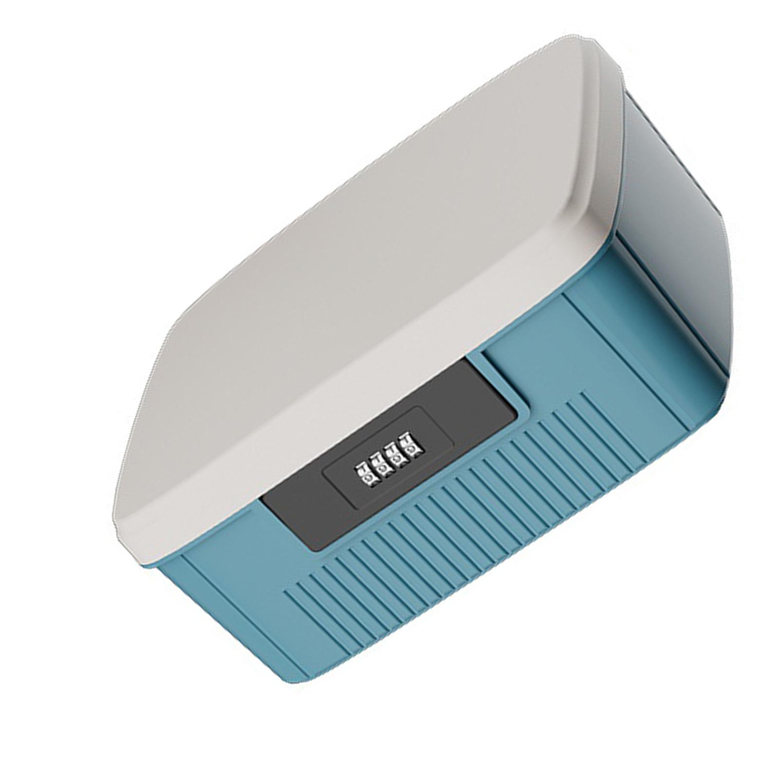 Большой запираемый контейнер для хранения вещей аксессуар для домашнего офиса школы с кодовым замком и съемным лотком 2 2430₽