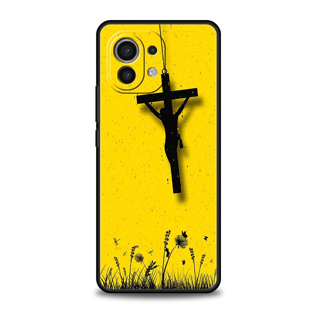 Phone Case for Xiaomi Mi 17 15 14 13 12 11 Ultra 15T 14T 13T 12T 11T Pro Lite 5G Soft TPU Faith Christian Religious Jesus Clear