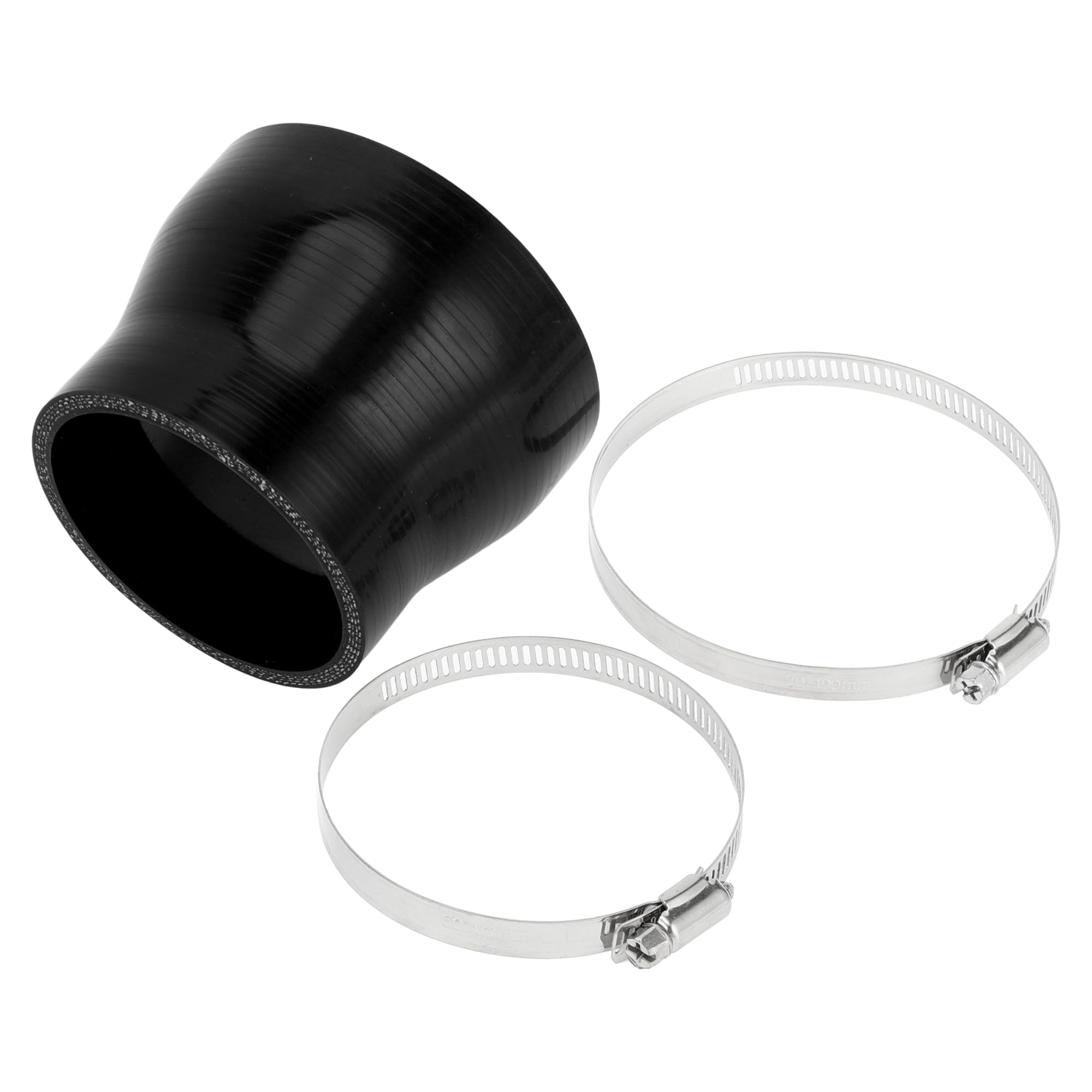 

XAUTOHAUX 1 set Inner diameter 70-89mm Length 76mm 0 degrees Straight Black Car Silicone Hose Silicone Tube Intercooler Turbo Intake Jeter Hose C
