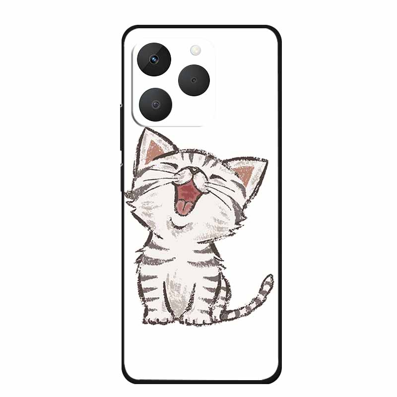 

For Realme 15T 5G Case 15 T Coque Black Silicone TPU Soft Back Cover Case For Realme 15T 2025 Phone Case Cover Funda Shockproof Realme 15T 5G