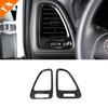 5 st för Honda VEZEL HRV HR-V Bil Instrumentbräda Luftkonditionering Utblås AC Vent Panel Cover Trim ABS Kolfiber 2015 2016 2017
