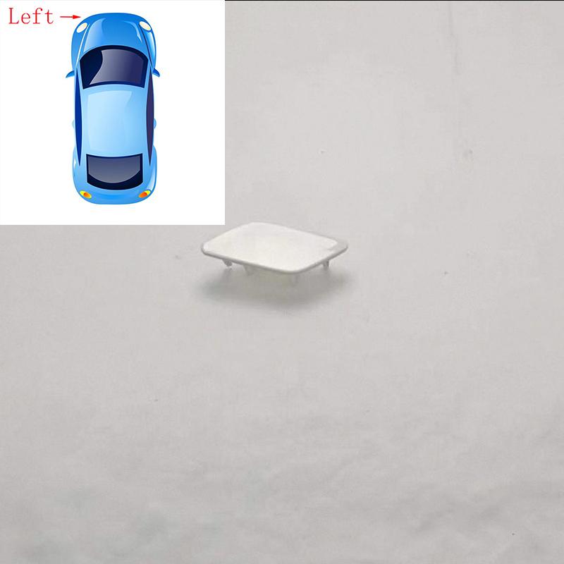 Auto Front Bumper Headlight Washer Cover Cap for VW Scirocco 2009 2010 2011 2012 2013 2014 White Left