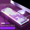 RGB Backlit Mechanical Feel Waterproof Wired Gaming Keyboard Full-Size Ergonomic Gamer Keyboard For PC Computer Laptop Tablet