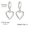 Xiaomi Skyrim Gold Color Stainless Steel Women's Earrings Heart Starfish Sun Pendant Hoop Earrings Fashion Jewelry Gift Wholesale
